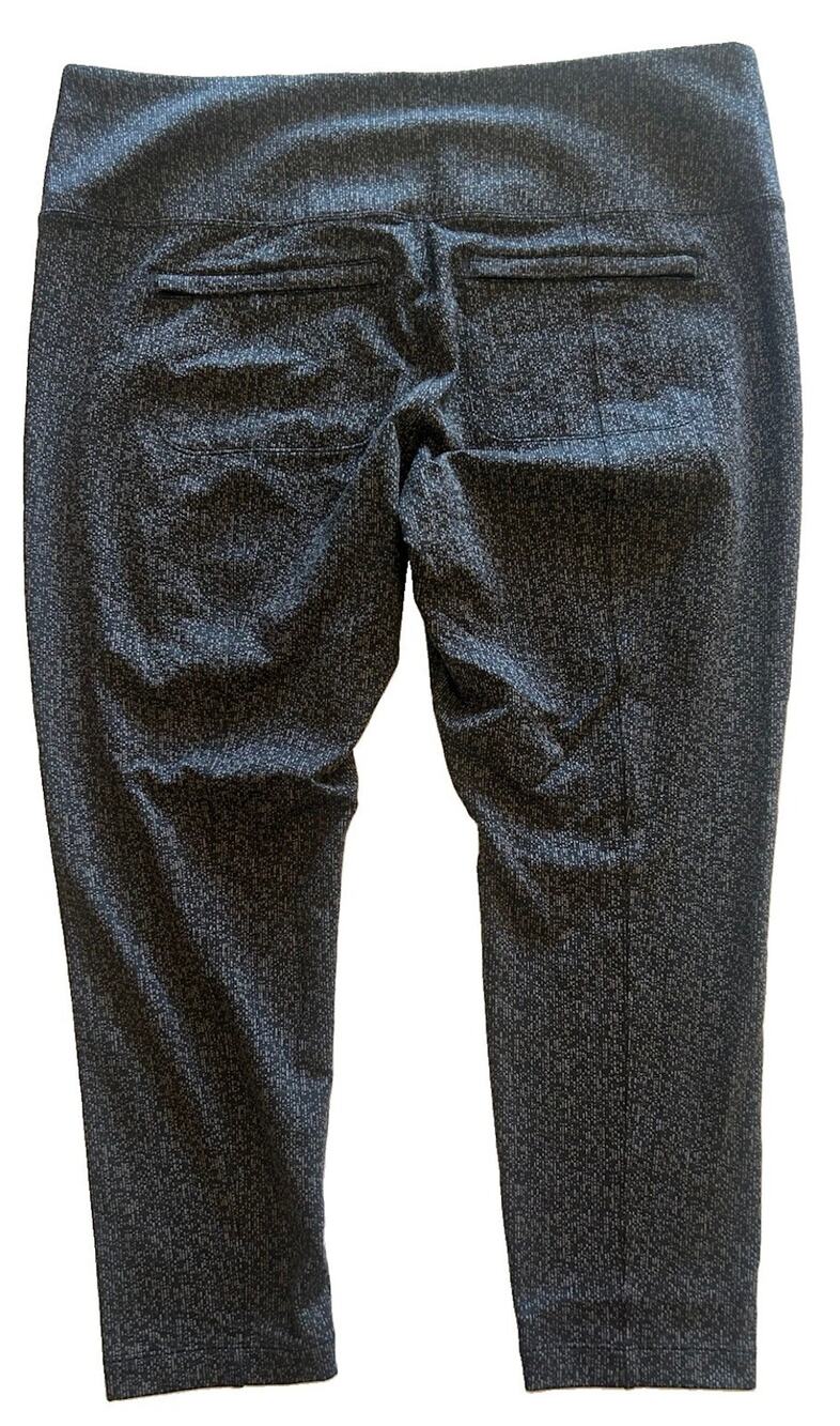 Athleta Women's Delancy Textured Tight Leggings Ankle Pants Gray Plus Size 2X